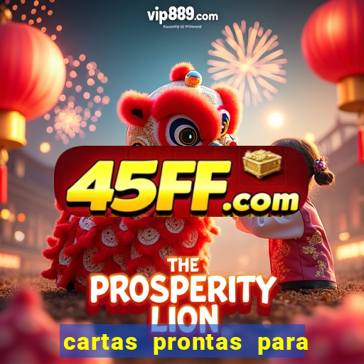 cartas prontas para retiro espiritual